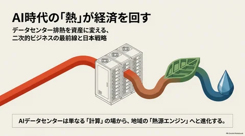 AIデータセンターの排熱利用で二次的ビジネスを創出している事例
